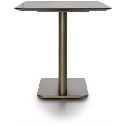 Coco Maison Brest bistrotafel stone anthracite 120x75cm Goud